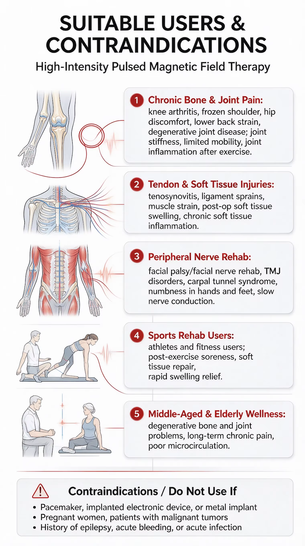 PM-1H PEMF Pulse High-Frequency Electromagnetic Therapy EMTT