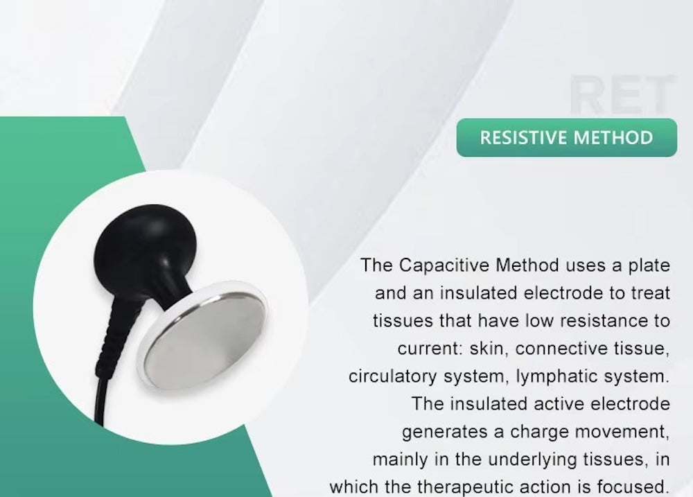 Muscle Pain Relief Tissue Physiotherapy Tecar Cet Ret 448khz Cellulite Removal Slimming Machine