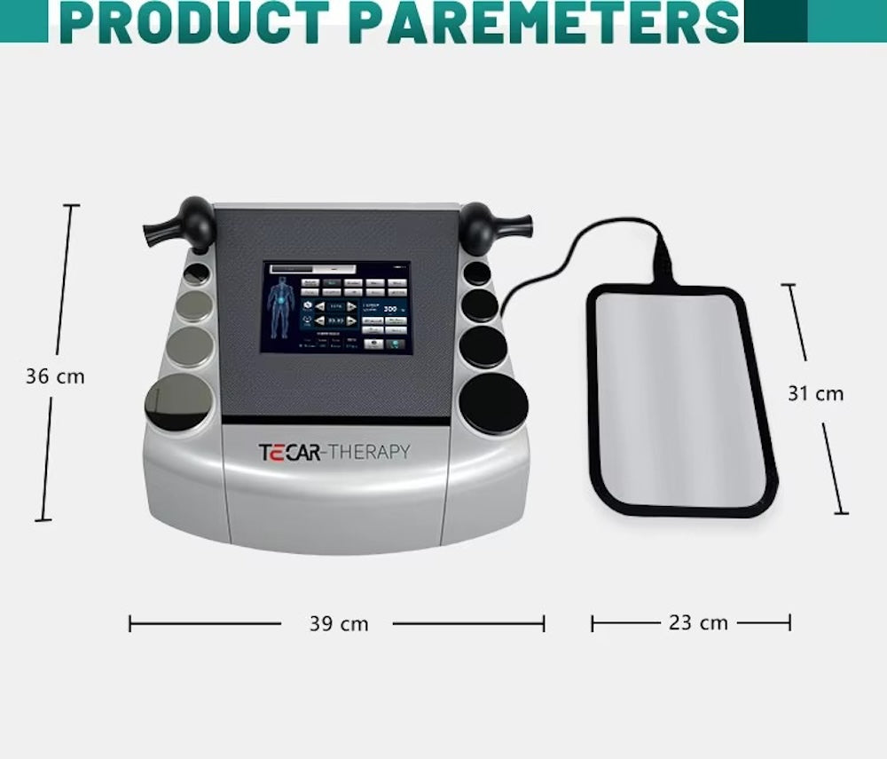 Muscle Pain Relief Tissue Physiotherapy Tecar Cet Ret 448khz Cellulite Removal Slimming Machine